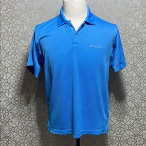 Columbia Men's Vibrant Blue Polo Shirt